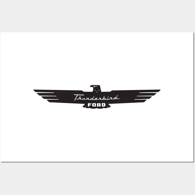 Thunderbird Emblem Black Bird Back Only Wall Art by PauHanaDesign